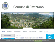 Tablet Screenshot of comunecivezzano.eu